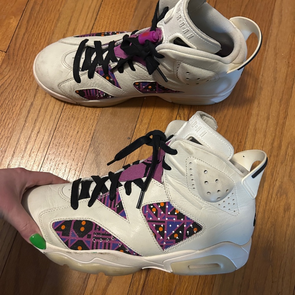 Mens 10.5 Air Jordan 6 Retro Quai 54 Purple